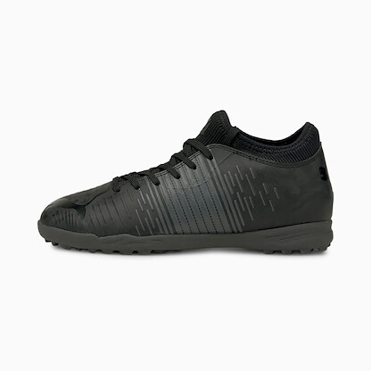 PUMA Unisex Kids' Future Z 4.1 Jr Turf Trainer Soccer Shoe Black/Asphalt - 10640302