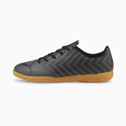 PUMA Unisex Kids' Tacto II Jr Indoor Training Soccer Shoes Puma Black/Castlerock - 10670803