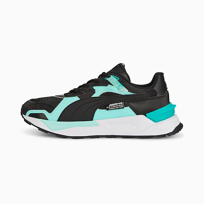 PUMA Men's MAPF1 Mirage Sport Asphalt Sneaker Puma Black/Mint - 30765002