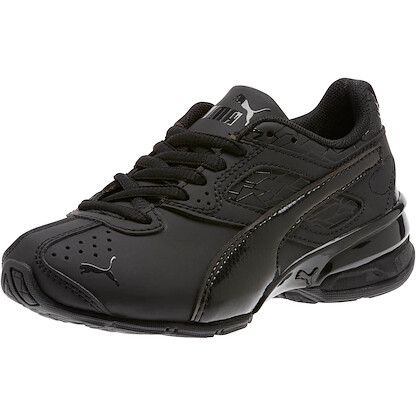 PUMA Unisex Little Kid's Tazon 6 Fracture AC Athletic Shoe Black/Black - 19144701