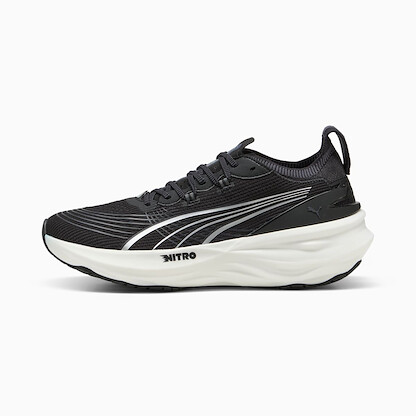 PUMA Men's ForeverRun Nitro 2 Running Shoe Black/White - 31010901