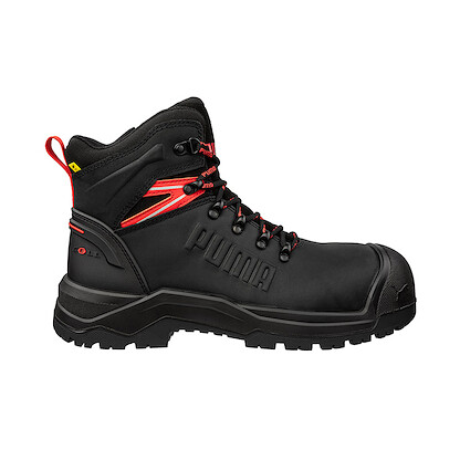 PUMA Safety Men's 6" Iron HD Mid Composite Toe Waterproof Work Boot Black - 632745