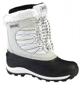 Ranger Women's Sparrow Waterproof Insulated Snow Boot White/Black - RPW119-WHT