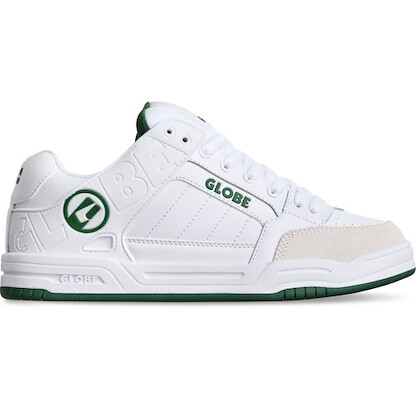 Globe Men's Tilt Skate Shoe White/Green - GBTILT-11026