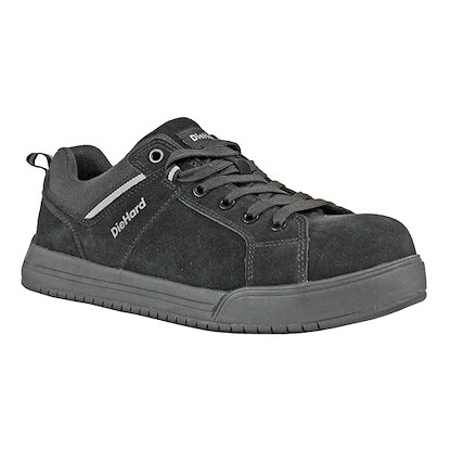 DieHard Footwear Men's Solstice Composite Toe Work Shoe Black Suede - DH20100