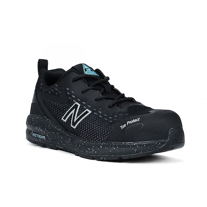 NEW BALANCE SAFETY Women's Logic Composite Toe Work Shoe Black/Aqua - WIDLOGIBL