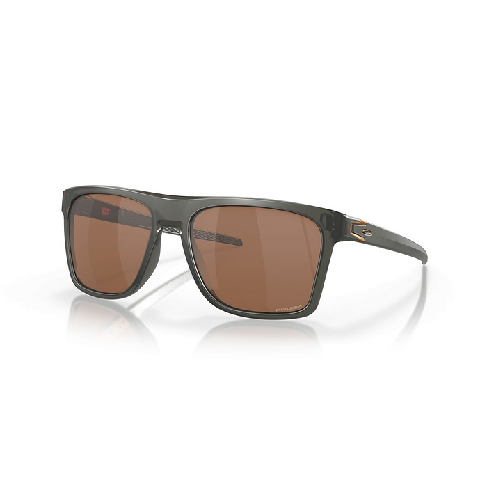 Oakley Men's Leffingwell Sunglasses Matte Grey Smoke/Prizm Tungsten (57 mm) - 0OO9100-910002 57