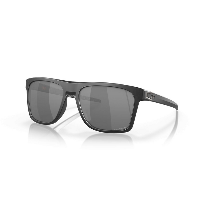 Oakley Men's Leffingwell Sunglasses Matte Black Ink/Prizm Black Polarized (57 mm) - 0OO9100-910004 57