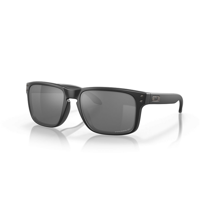 Oakley Men's Holbrook Sunglasses Matte Black/Prizm Black Polarized (55 mm) - 0OO9102-9102D6 55
