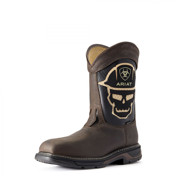 ARIAT WORK Men's 10" WorkHog XT VentTEK Bold Carbon Toe Work Boot Iron Coffee - 10031507