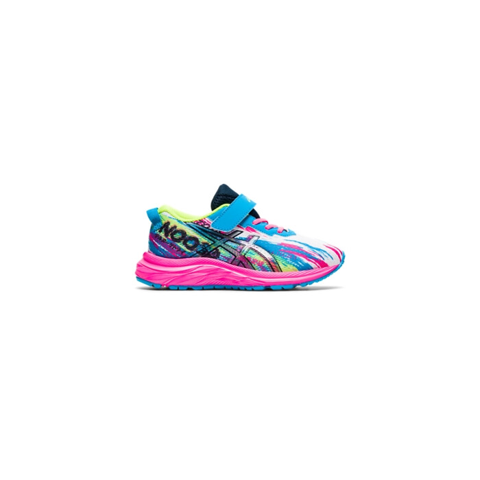 ASICS Unisex Kids' Noosa Tri 13 PS Pre-School Running Shoes Digital Aqua/Hot Pink - 1014A226-401