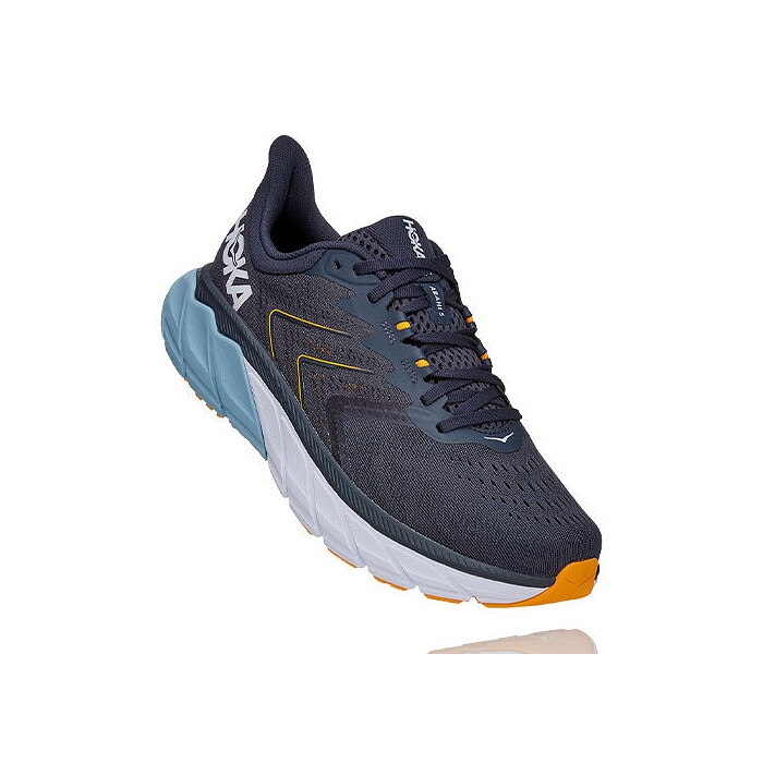 HOKA Men's Arahi 5 Wide Ombre Blue/Blue Fog - 1115011-OBBF