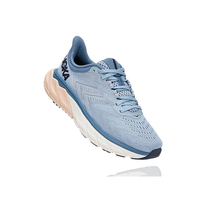 HOKA Women's Arahi 5 Blue Fog/Provincial Blue - 1115012-BFPB