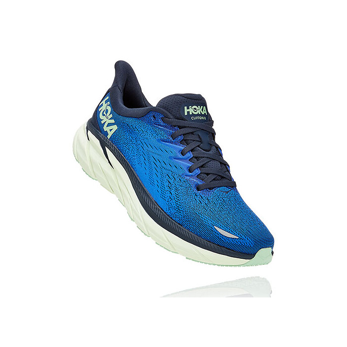 HOKA Men's Clifton 8 Dazzling Blue / Outer Space - 1119393-DBOS