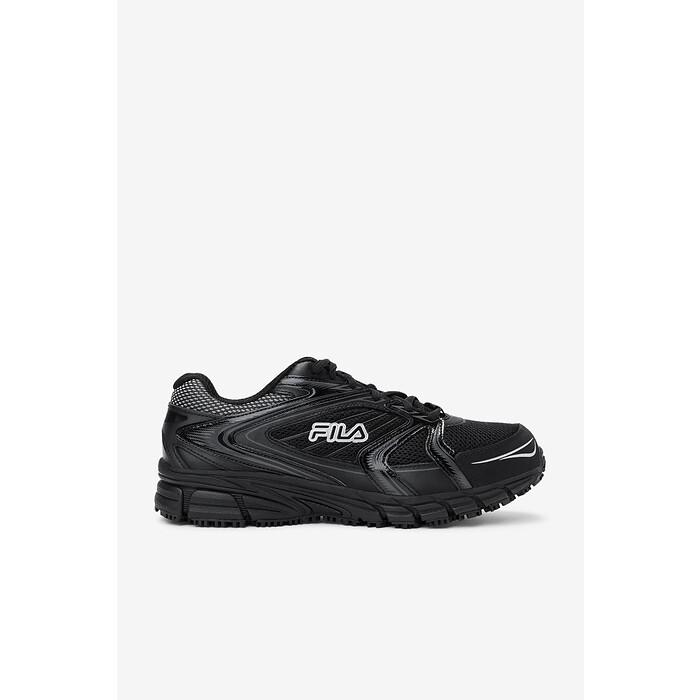 FILA WORK Men's Memory Reckoning 7 Steel Toe Slip Resistant Work Shoe BLack/Black/Silver - 1SR21264-010