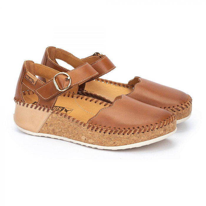 PIKOLINOS Women's Marina Mary Jane Brandy - W1C-0893C2-250
