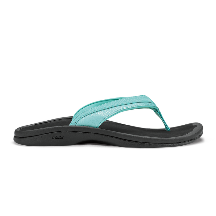 OluKai Women's Ohana Flip Sea Glass/Black - 20110-1V40