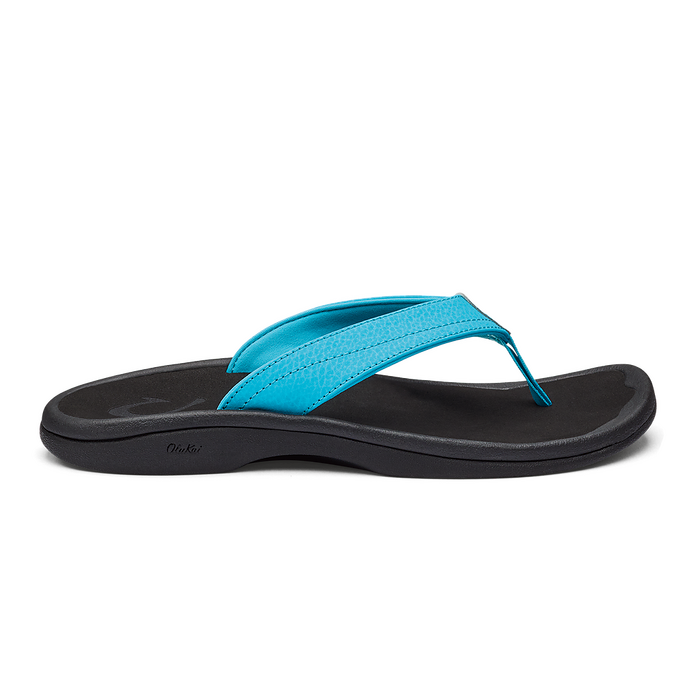 OluKai Women's Ohana Flip Turquoise/Onyx - 20110-9ROX