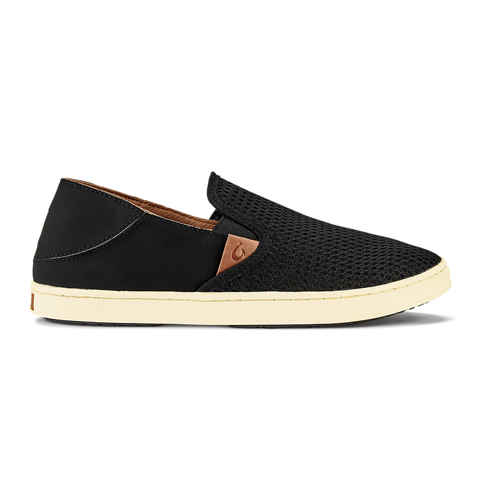 OluKai Women's Pehuea Slip-on Sneaker Black/Black - 20271-4040