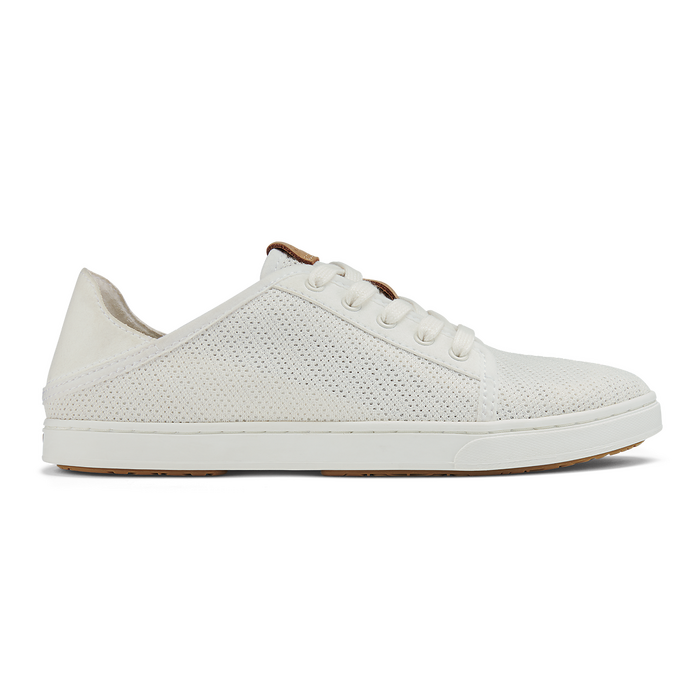 OluKai Women's Pehuea Li White/White Sneaker - 20379-4R4R