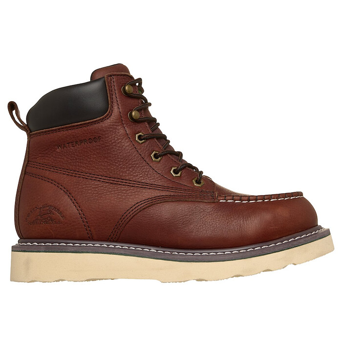 SKECHERS WORK x John Deere Men's Kadmiel Soft Toe Waterproof Work Boot Red/Brown - 256131-RDBR