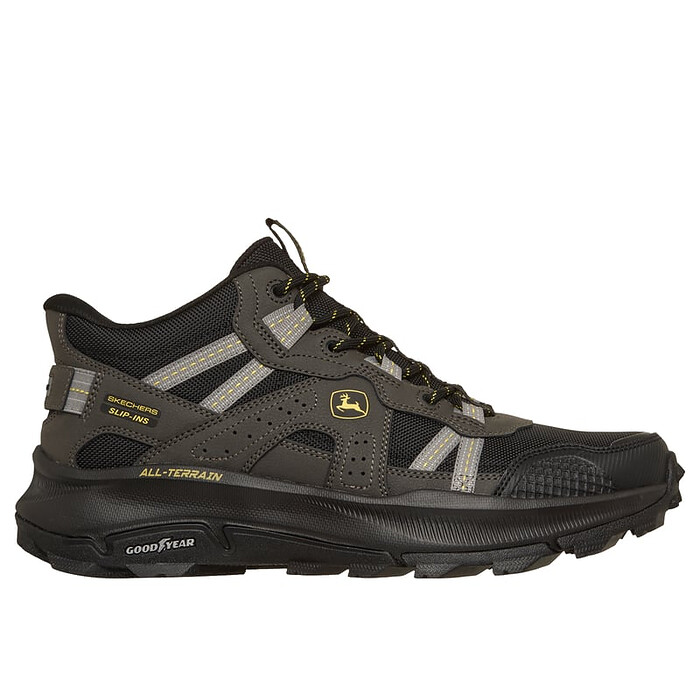 Skechers x John Deere Men's Equalizer 5.0 Trail - Row Crop Mid Slip-in Shoe Black - 256212-BBK