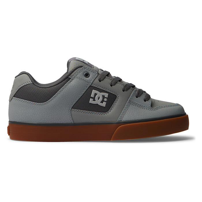 DC Shoes Men's Pure Shoes Carbon/Gum - 300660-CG5