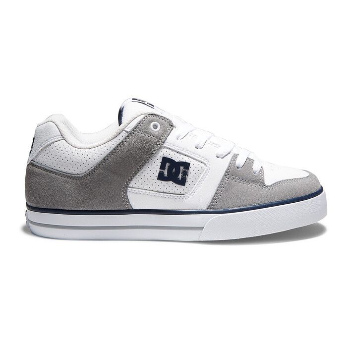 DC Shoes Men's Pure Shoes White/Grey/Grey - 300660-XWSS