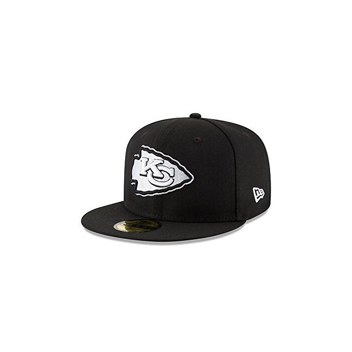 New Era Adult Men NFL Black with White 59FIFTY