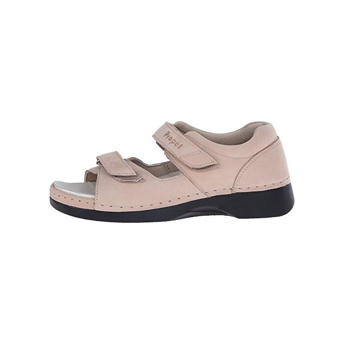 Propet Women's Pedic Walker Sandal Dusty Taupe Nubuck - W0089DTN