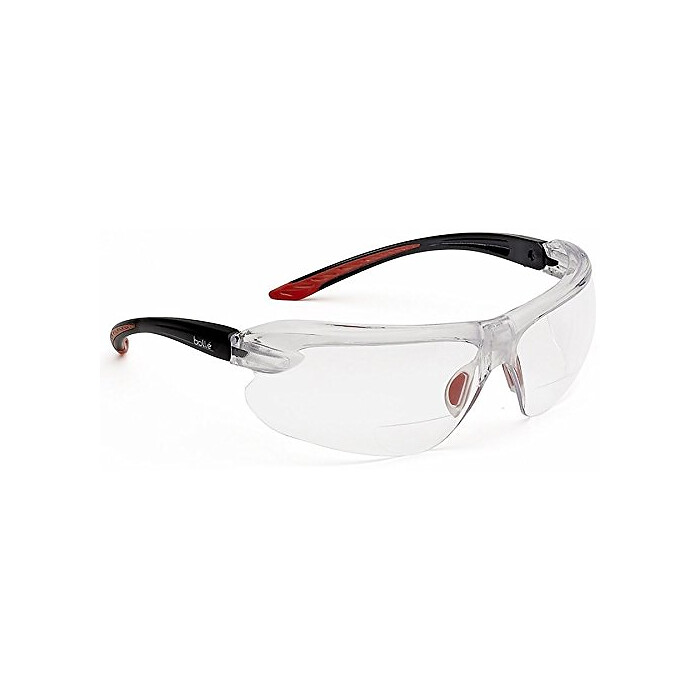 Safety Reader Glasses, 2.5 Diopter, Clear