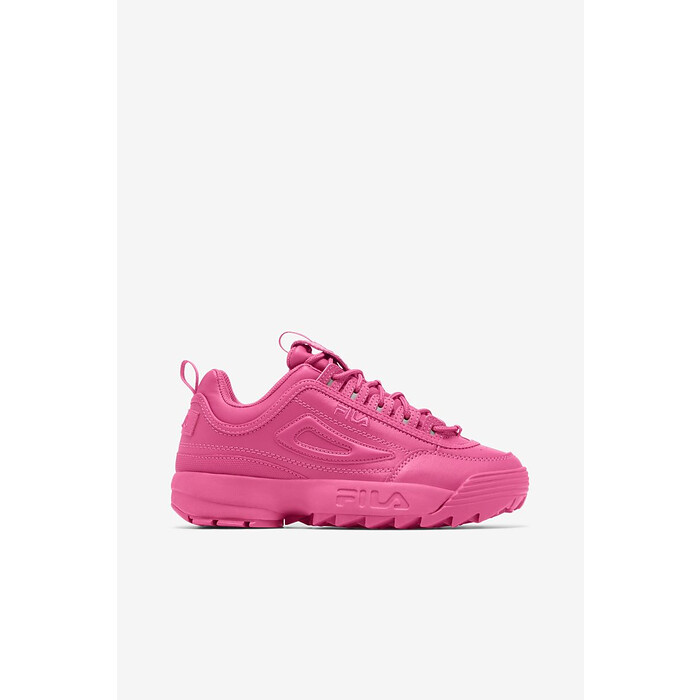 FILA Women's Disruptor II Premium Sneaker Fuchsia Rose/Fuchsia Rose/Fuchsia Rose - 5XM01807-501