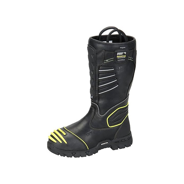 Matterhorn Men's 15" Waterproof Insulated Internal Metguard Pull-On Boots, Black, 10.5