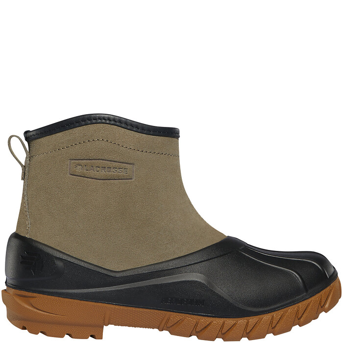 LaCrosse Women's 5" Aero Timber Top Waterproof Slip-On Boot Gray/Black - 664534