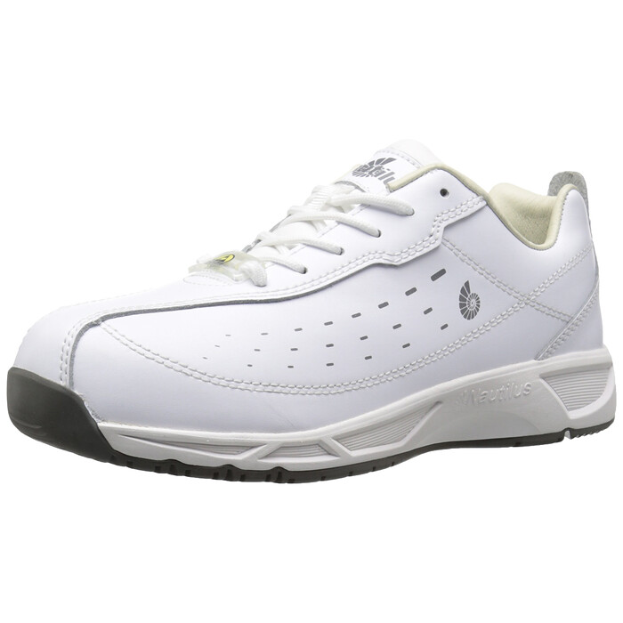 Nautilus Safety Footwear Women's Specialty Soft Toe ESD Athletic Work Shoe White - N4046