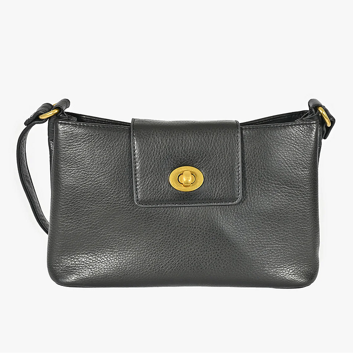 Osgoode Marley Tatiana Flap Crossbody Black - 7304B