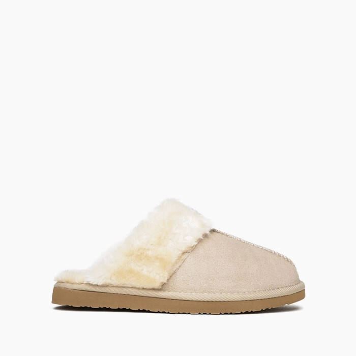 Minnetonka Women's Chesney Slipper Stone - 40888-STO