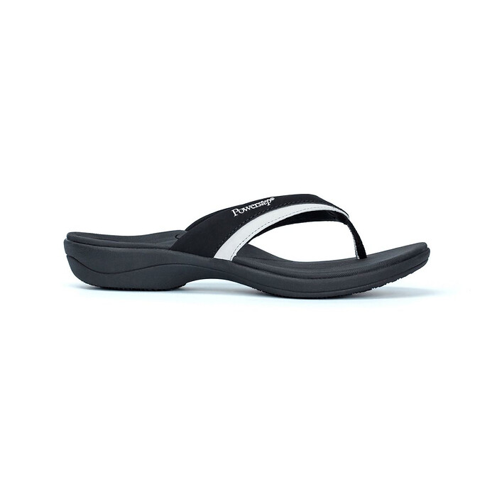PowerStep® ArchWear™ Women's Sandals Black/Light Gray - 8500-10