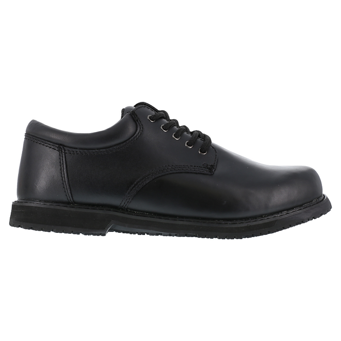 GRABBERS Men's Friction Slip Resistant Soft Toe Work Shoe Black - G1120