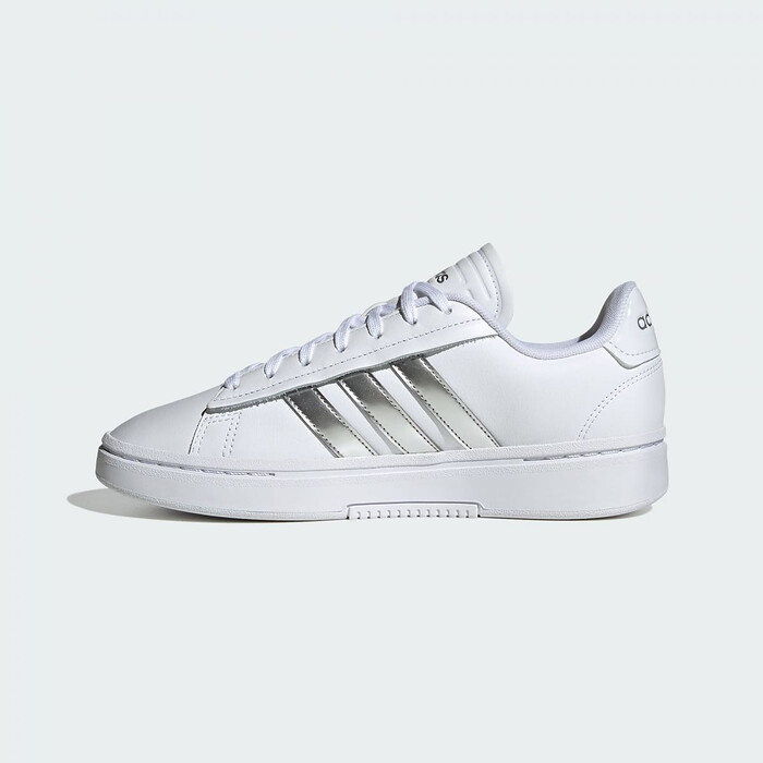 Adidas Women's Grand Court Alpha Shoes Footwear White/Silver Metallic/Footwear White - ID7088