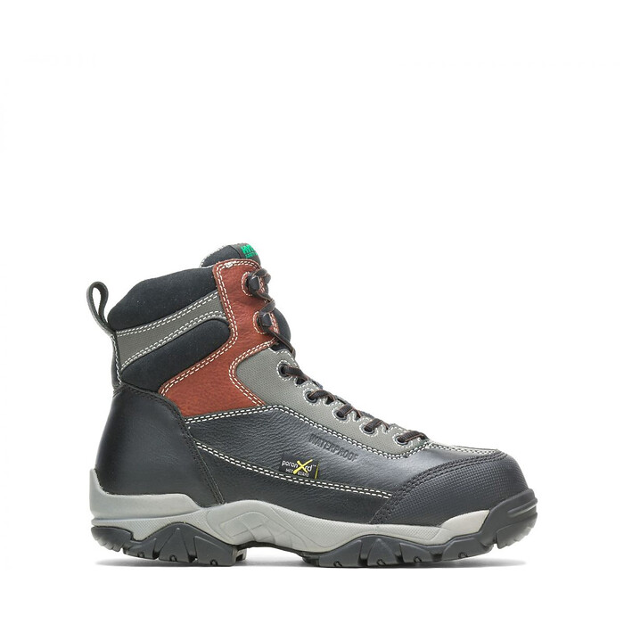 HYTEST Apex Waterproof Metatarsal Guard Composite Toe 6" Work Boot Black - K12250