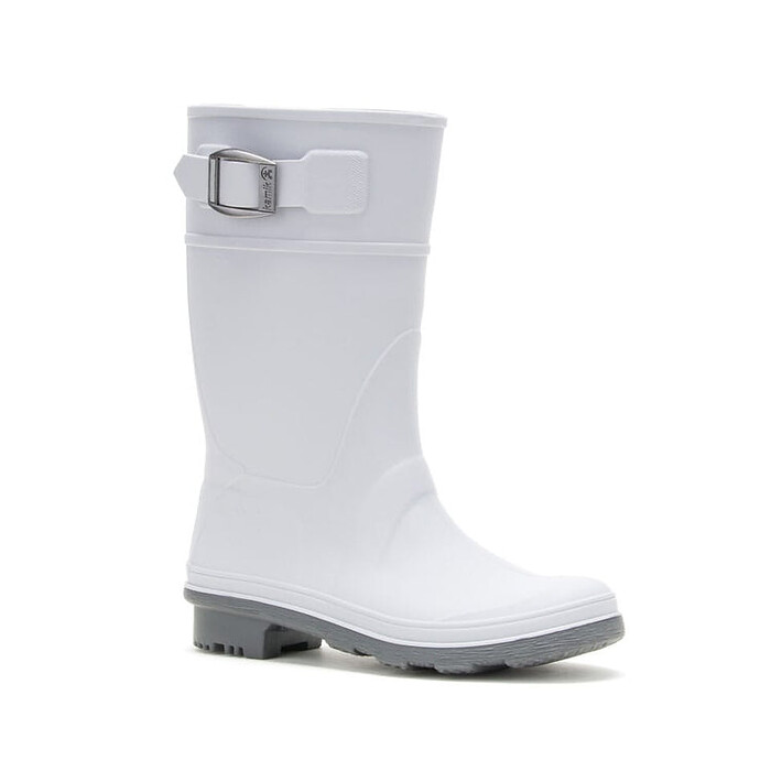 Kamik Unisex Kids' Raindrops Charcoal Rain Boot - EK4137Y-CHA