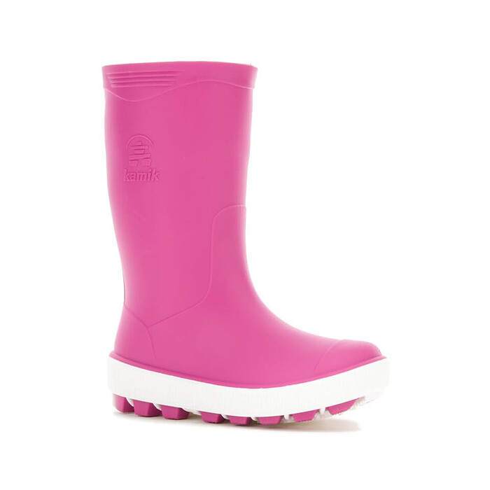 Kamik Unisex Kids' Riptide Magenta Rain Boot - EK6285-MAG