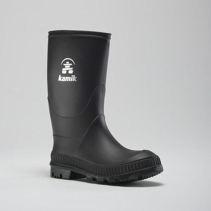 Kamik Unisex Kids' Stomp Rain Boot Black - EK4149-BKA