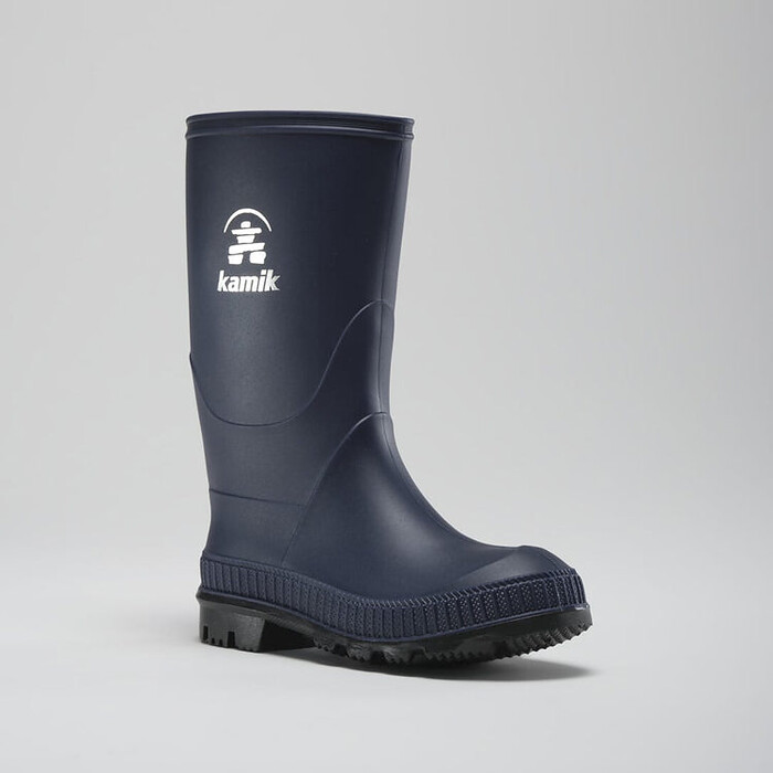 Kamik Unisex Kids' Stomp Rain Boot Navy/Black - EK4149F-NAK