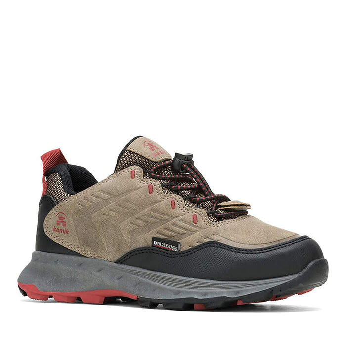 Kamik Unisex Kids' Trek Lite Fossil Waterproof Shoe - FK4565-FOS