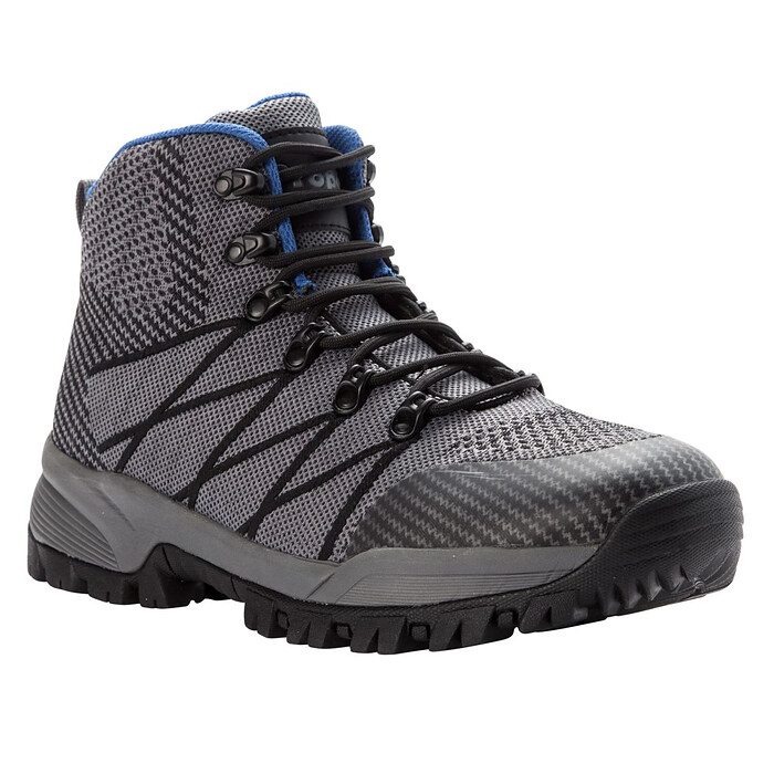 Propet Men's Traverse Hiking Boot Grey/Black - MBA042KGRB