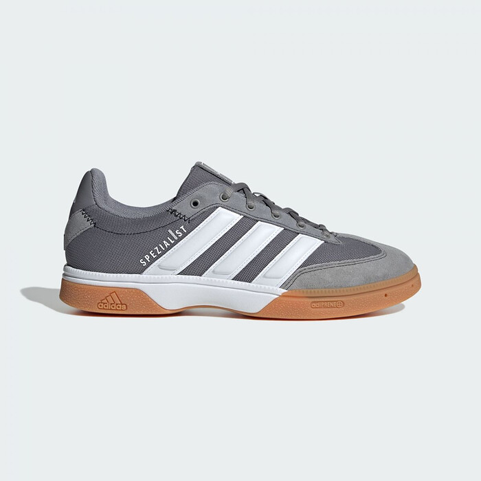 Adidas Men's Spezialist Indoor Handball Shoes Grey/White/Black - JP7280