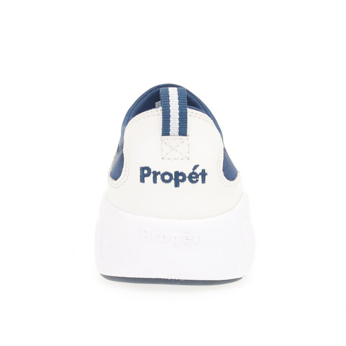 Propet Women's Stability Slip-On White/Navy - WAS004LWN