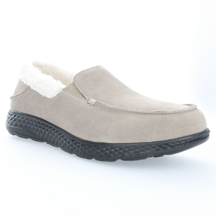 Propet Women's Britt Slipper Stone Suede - WXX014SSTN